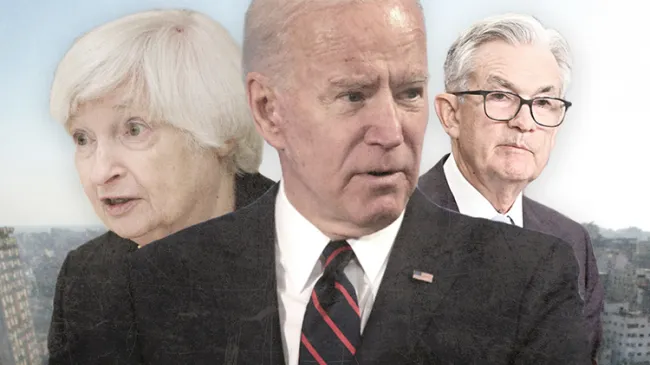 biden yellen powell